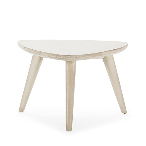 Table Basse Thai Natura Blanc 65 x 42 x 55 cm