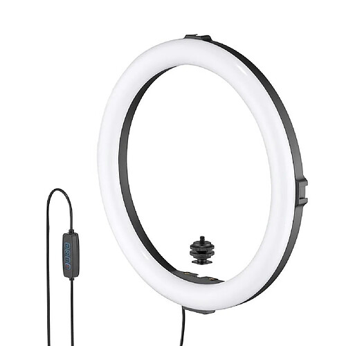 JOBY Beamo Ring Light 12`` - Grande Lampe LED, Anneau Lumineux pour Téléphone ou Appareil Photo avec 3 Modes de Lumière et 10 Niveaux de Luminosité, pour Selfie et Trépied