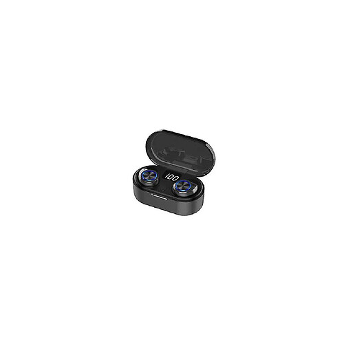 Universal TW80 Mini Affichage Numérique Appel Binaural Bluetooth 5.0 Casque In-Ear Sans Fil avec Boîtier de Recharge Type C