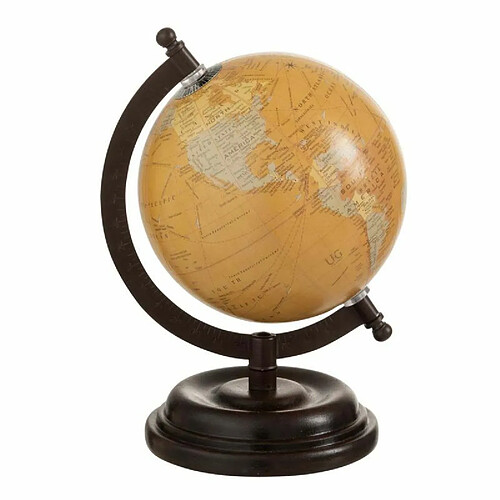 Paris Prix Globe Terrestre sur Pied Bois Iconic 22cm Naturel