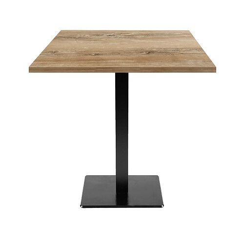 Restootab Table 70x70cm - modèle Milan chene slovene