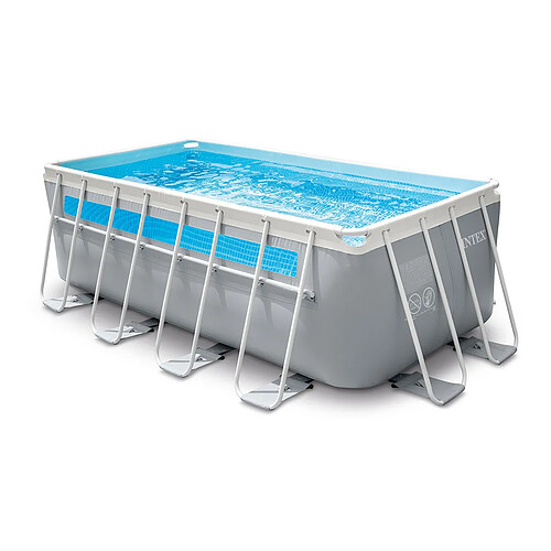 Piscine tubulaire Prism Frame Clearview rectangulaire 4,00 x 2,00 x 1,22 m - Intex