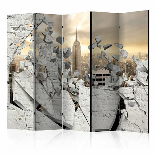 Paris Prix Paravent 5 Volets City Behind the Wall 172x225cm