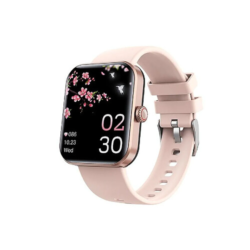 Yonis Montre Connectée Rose IP67 Étanche Cardio Tension