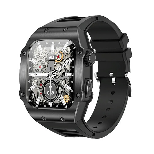 Yonis Montre Connectée IP67 Or Moniteur Santé Bluetooth