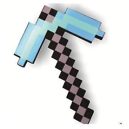 Universal Minecraft Design épée en diamant, mousse douce mignonne (bleu ciel)