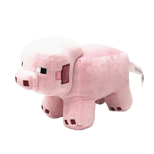 Universal Minecraft Reptile Enderman Peluche Pixel Doll(Rose)