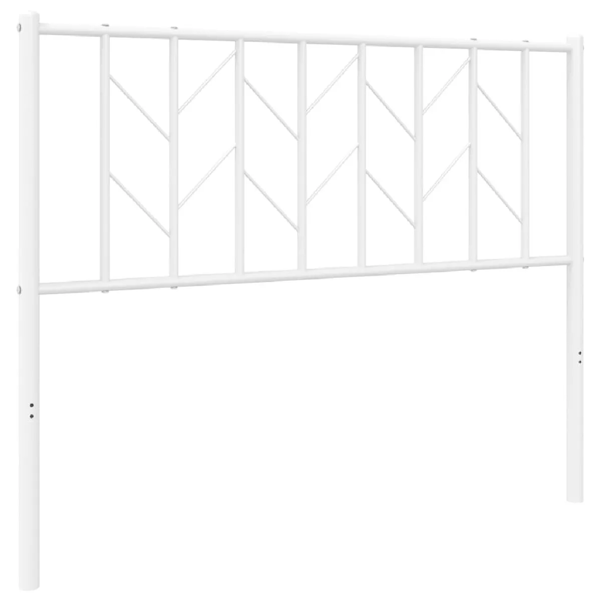 Maison Chic Tête de lit moderne pour chambre - Décoration de lit métal blanc 100 cm -MN29238