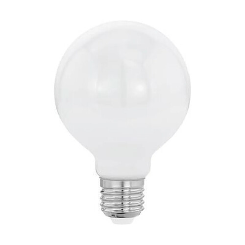 EGLO Ampoule Led E27 8W Globe G80 Verre Opale éclairage 360° 806 Lumens 2700K Blanc Chaud