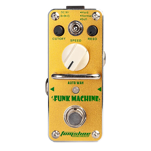 AROMA AFK-3 Pédale d’effet guitare électrique Wah Auto Wah Machine True Bypass