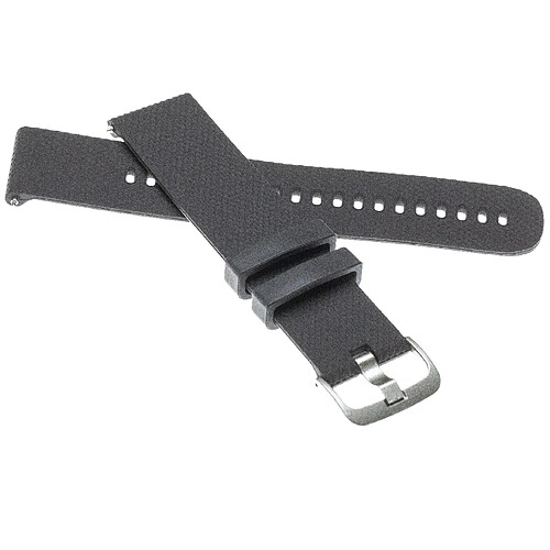 vhbw bracelet compatible avec Polar Vantage M montre connectée - 11,5 + 10,5cm silicone noir