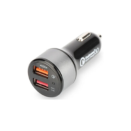 ednet Chargeur adaptateur allume-cigare Quick Charge 3.0 ()