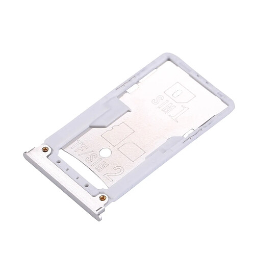 Wewoo Tiroir de Carte SIM argent pièce détachée pour Xiaomi Mi Max SIM & SIM / TF Plateau