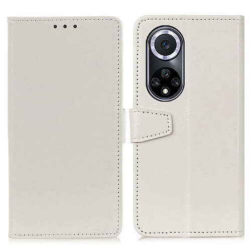 Etui en PU fermeture magnétique blanc pour votre Honor 50