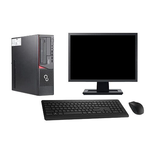 PC Fujitsu E720 E85+ DT Ecran 22" i7-4770 RAM 16Go SSD 240Go Windows 10 Wifi · Occasion