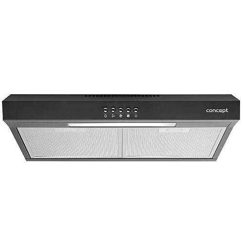 Hotte aspirante 50cm Concept OPP1250BC noir éclairage LED