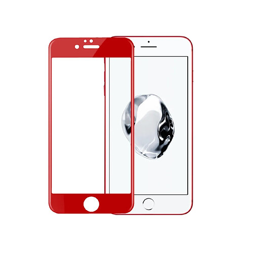 YP Select Film protecteur de téléphone portable de film en verre trempé pour Iphone7 ROUGE