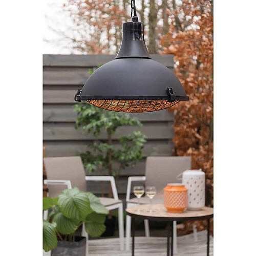 Sunred Chauffage suspendu Indus II 2100 W Halogène Noir