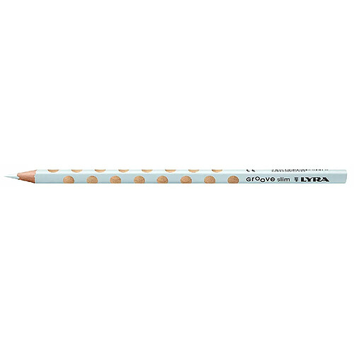 Lyra Groove slim Carton avec 12 crayons de couleur blanc