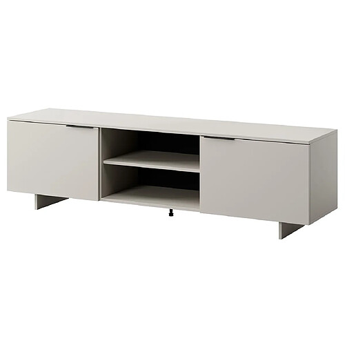 Bestmobilier Canterbury - meuble tv - beige - 180 cm