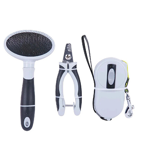 Dogi Accessoires de toilettage pour chien - Brosse, coupe-ongle et laisse