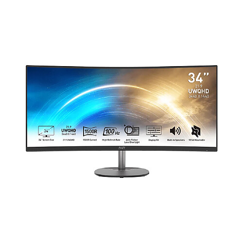 MSI PRO MP341CQDE computer monitor