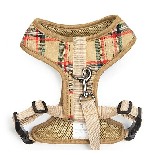 Universal Fournitures pour animaux domestiques Ensemble de ceintures pour chiens Vestes pour chiens Ceintures pour animaux domestiques Ceintures de soutien pour poitrine en polyester Conception de boucle pour ajuster la taille de la poitrine | Harnais (carte khaki)