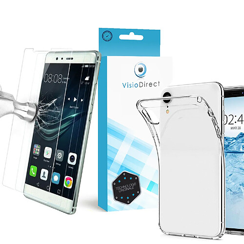 Film verre trempé pour Honor 6C + Coque de protection souple -Visiodirect-