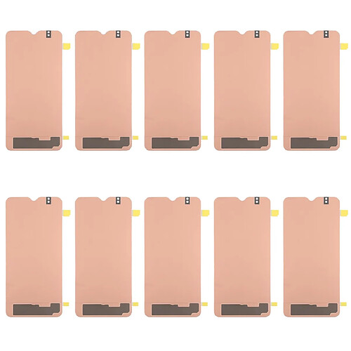 Wewoo 10 PCS LCD autocollants dos adhésif Digitizer pour Galaxy A20