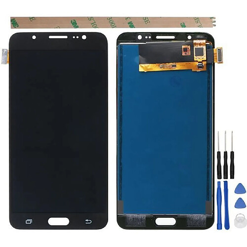 HYYT tactile + écran LCD pour Samsung Galaxy J7 2016 SM-J710F NOIR + outils gratuit