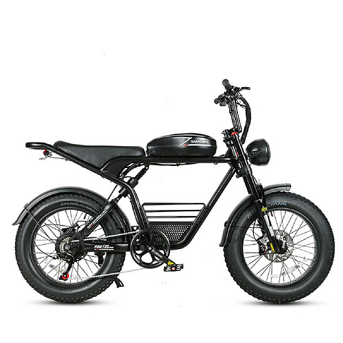 SAMEBIKE M20-I Vélo électrique - moteur 1200W batterie 48V18AH autonomie 65KM frein à disque hydraulique - Noir