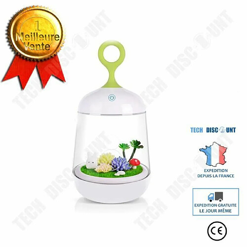 Tech Discount TD® lapin veilleuse Totoro Portable Tactile Capteur USB LED Bébé Nuit Lumière De Chevet Décoration Lampe Enfant Cadeau