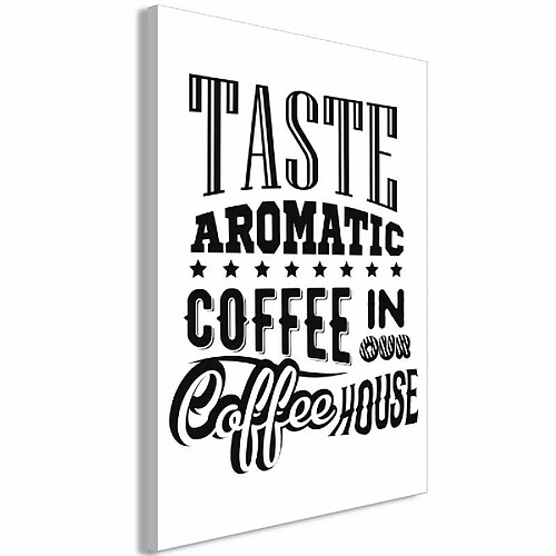 Paris Prix Tableau Taste Aromatic Coffee in Our Coffee House 40 x 60 cm