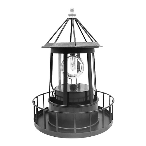 Phare Led Solaire, Lampes de Jardin, Lumière de Décoration, En Fer et Plastique, Multicolore, pour Jardin Pelouse Cour