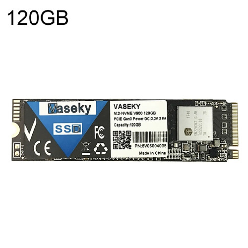 Wewoo Vaseky M.2-NVME V900 Disque dur SSIE Genie SSD PCIE 120 Go pour ordinateur de bureau, ordinateur portable