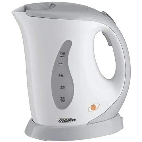 Mesko bouilloire électrique de 0,6L 760W blanc gris