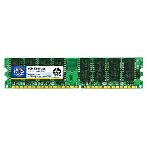 Wewoo Mémoire vive RAM DDR 266 MHz, 1 Go, module de à compatibilité totale pour PC bureau