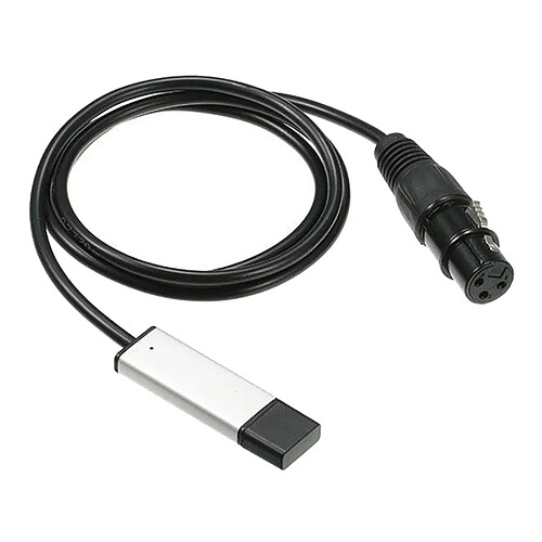 USB à DMX Contrôle Interface Adaptateur Câble pour Éclairage de Scène Logiciel PC à Stade Éclairage Câble de Commande