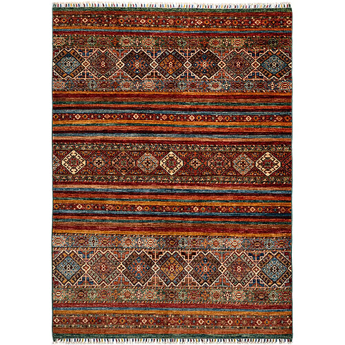 Vidal Tapis de laine 216x155 multicolore Torkman