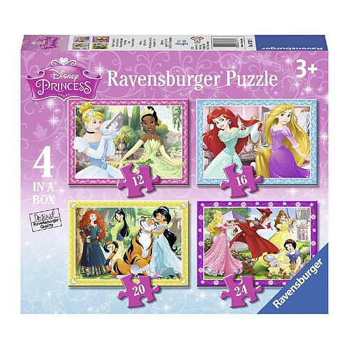 Ravensburger Puzzle évolutif 12 à 24 pièces : Princesses Disney