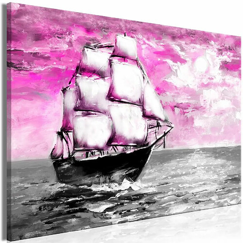 Paris Prix Tableau Imprimé Spring Cruise Wide Pink 80 x 120 cm