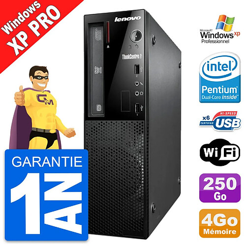 PC Lenovo ThinkCentre Edge72 SFF Intel G620 RAM 4Go Disque 250Go Windows XP · Occasion