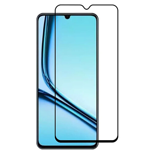 Htdmobiles Verre trempe pour Realme C51 / C53 / Note 50 / Narzo N53 - [Lot de 2] film de protection incurve integral - NOIR