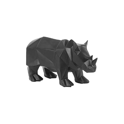 Pt' Rhinocéros en résine mat Origami.