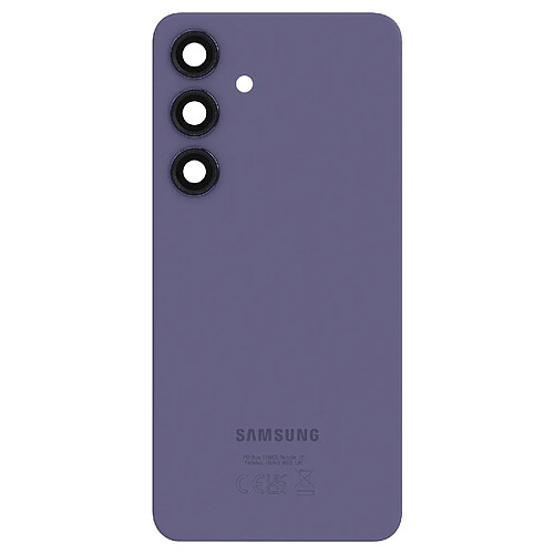 Samsung Vitre arrière Original pour Samsung Galaxy S24 Plus Violet Foncé