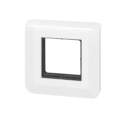 Legrand Plaque de finition avec support (vis) pour 2 modules Mosaic - Blanc