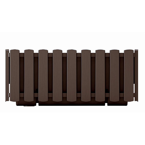 Jardinière Pot de fleurs à suspendre balcon Prosperplast Boardee Fencycase 38cm marron