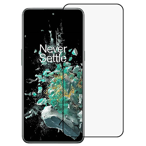 Protecteur écran en verre trempé tactile sensible, pleine colle, impression sur soie pour votre OnePlus 10T 5G/Ace Pro 5G - transparent