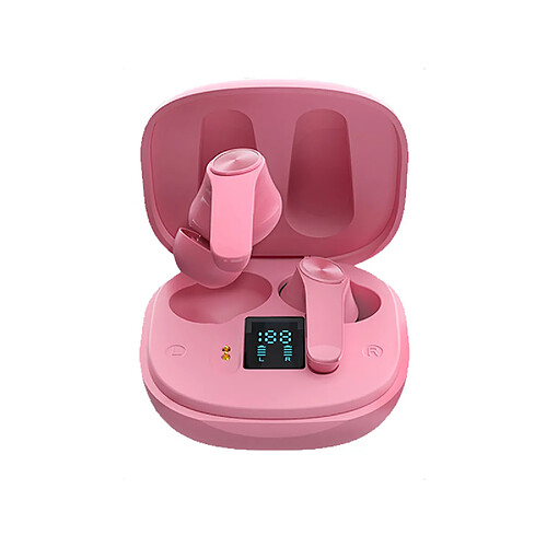 Écouteur Bluetooth Ecouteur sans Fil Sport Oreillette Bluetooth 5.0 Étanche -Rose