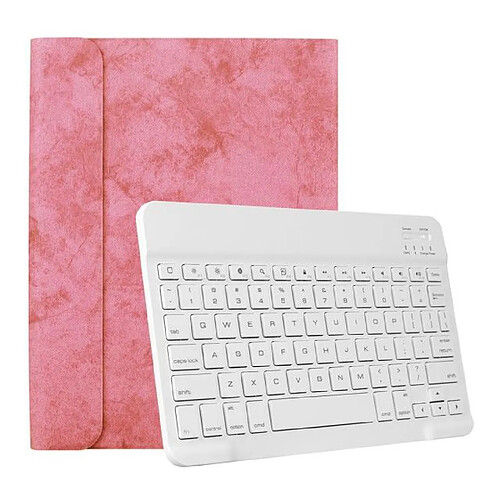 Universal Pour iPad Pro 11 pouces sans fil clavier de veille intelligent + boîtier de protection | clavier (clavier rose et blanc)